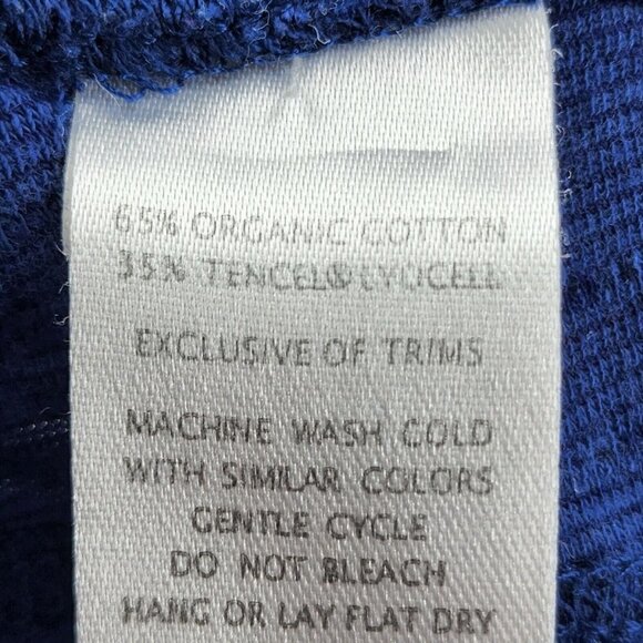 Horny Toad Women's Samba Wave Short Skirt Textured Organic Cotton Blue Size M - Picture 6 of 9